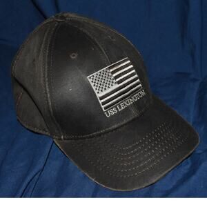 USS Lexington Adjustable Baseball Cap Hat USN Navy